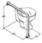 Toilet Rail - Type 08 - Concealed Flanges