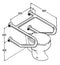Bath Rail: Type 014: Concealed Flanges