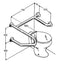 Bath Rail: Type 015: Concealed Flanges