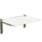 Drop Down Shower Seat - S/Steel Frame - Acrylic Seat 600mm Wide