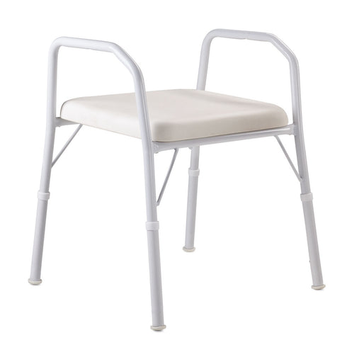 Shower Stool Extra Wide 500mm Padded Seat