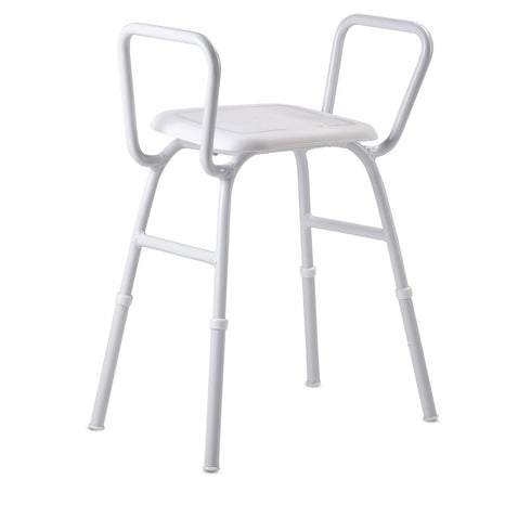 Adjustable Shower Stool with Arms