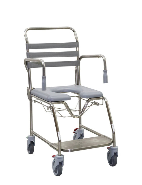 Shower Commode - Smik Care - Sliding Footplate - 460mm