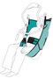 Pivot Care Fabric Sling with E-Clip Buckle
