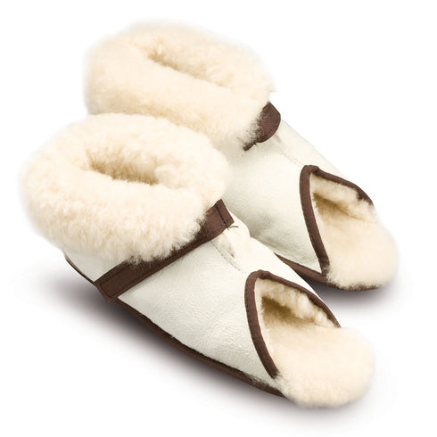 Sheepskin Slippers Open Toe